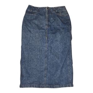 Vintage Gap Denim Blue Women's Skirt Size 16